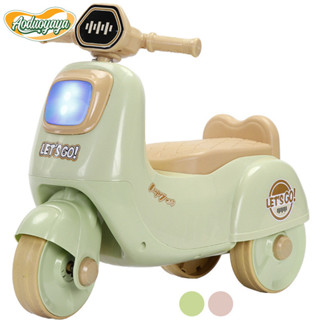 Aoduoyaya รถขาไถเด็ก รถเด็ก รถมอเตอร์ไซค์เด็ก  มีไฟหน้า มีเส…