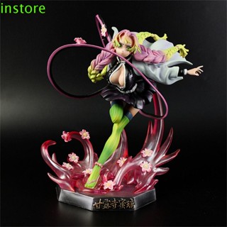 Instore ฟิกเกอร์ PVC รูปปั้นอนิเมะญี่ปุ่น Kanroji Mitsuri Demon Slayer สําหรับเก็บสะสม