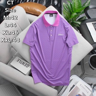 【ราคาพิเศษ】 เสื้อกีฬากอล์ฟ Golf Shirt เสื้อกีฬาแขนสั้นผู้ชาย มี 5 สี  ผ้านุ่มลื่น ระบายอากาศได้ดี 🏒🏒 จัดส่งเร็ว🚛