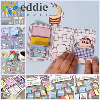 26edie หนังสือสติกเกอร์ ลายการ์ตูนชินจังชินจัง 3D DIY ของเล่น ของขวัญ สําหรับเด็กผู้หญิง