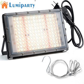 Lumiparty โคมไฟปลูกพืช Led 50w พร้อมปลั๊ก สําหรับปลูกพืชไฮโดรโปนิก ดอกไม้ เรือนกระจก