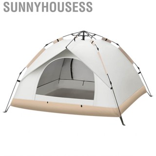 Sunnyhousess Easy Pop Up Tent  Quick Open Rainproof Large Space Automatic Sunproof Foldable for Camping