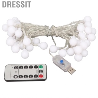 Dressit Decorative Lights  8 Modes Colorful Safe 19ft Energy Saving   String for Outdoor