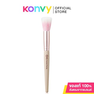 Oni Stippling Blush Brush 1pcs #Sakura Pink แปรงปัดแก้ม สีชมพูซากุระ.