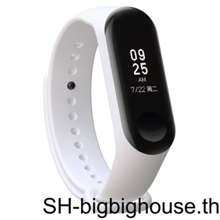 【Biho】สายรัดข้อมืออัจฉริยะ 1 2 3 5 เป็นมิตรกับผิว แบบเปลี่ยน สําหรับ Xiaomi Mi Band 3 4