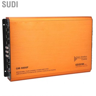 Sudi Car Audio Amplifier  High Efficiency DSP Multiple Protection Metal for Vehicles