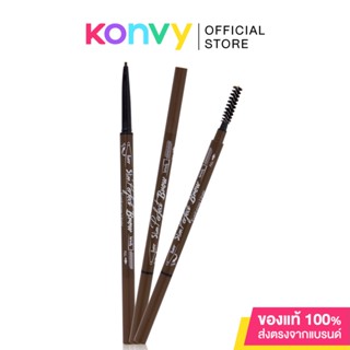 In2It Slim Perfect Brow Eyebrow Liner 0.1g อินทูอิท ดินสอเขียนคิ้ว หัวดินสอขนาด 1.5mm สีเด่นชัด ติดทนนาน.