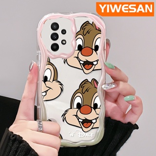 เคสโทรศัพท์มือถือ ซิลิโคนนิ่ม ใส กันกระแทก ลายการ์ตูน Dale น่ารัก สีครีม สําหรับ Samsung galaxy A22 4G A22 5G M22 A21s A23 A24