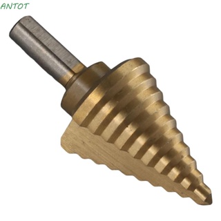 Antot ดอกสว่านเจาะรู 1/4 นิ้ว เป็น 1-3/8 นิ้ว ความเร็วสูง 10 ขนาด สําหรับเจาะไม้ โลหะ