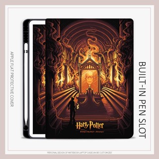 เคสซิลิโคน ผ้าไหม พร้อมช่องใส่ปากกา ขาตั้งแม่เหล็ก 30% 37 ซม. สําหรับ IPAD Gothic Harry mini6 2020pro gen8 air1 2 air4 mini4 gen9 air5