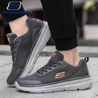 (ไซซ์ 36-45)limited Time Offer Skechers_ MAX CUSHION รองเท้าวิ่งลําลอง ผ้าตาข่าย ระบายอากาศ คุณภาพสูง สําหรับผู้ชาย และผู้หญิง