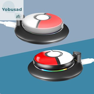 [Yobusad.th] ฐานชาร์จแม่เหล็ก Type-C พร้อมเคสซิลิโคน สําหรับ Pokemon GO Plus +