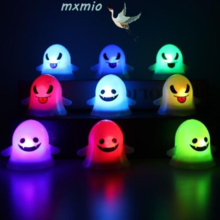 Mxmio จี้ผี LED ขนาดเล็ก หลากสีสัน สําหรับแขวนตกแต่งปาร์ตี้ฮาโลวีน