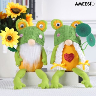 Ameesi ตุ๊กตามนุษย์แคระ กบ ผ้ากํามะหยี่ขนนิ่ม สําหรับตกแต่งบ้าน ห้องครัว บาร์ ของขวัญวันหยุด