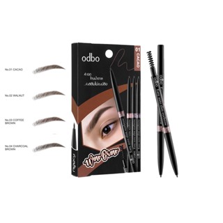 ODBO EASY AUTO SLIM EYEBROW  (OD781) : โอดีบีโอ อีซี่ ออโต้ สลิม อายบราว abcmall