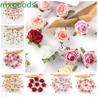 Mxgoods ดอกกุหลาบประดิษฐ์ ผ้าไหม แฮนด์เมด สําหรับตกแต่งบ้าน โรงแรม