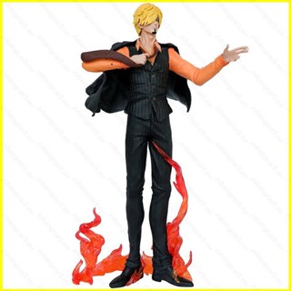 ใหม่ โมเดลฟิกเกอร์ One Piece Sanji Action Figure Black Suit ของเล่นสําหรับเด็ก ตกแต่งบ้าน ของขวัญ ของสะสม