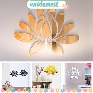 Wisdomest สติกเกอร์กระจกอะคริลิค DIY ลอกออกได้