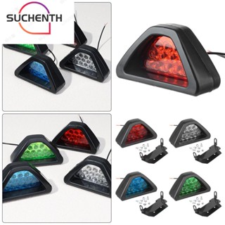 Suchenth ไฟเบรก 12LED ทรงสามเหลี่ยม อุปกรณ์เสริม สําหรับรถยนต์