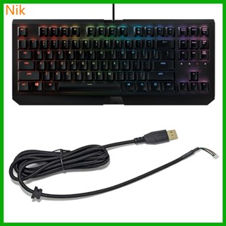 สายเคเบิ้ล PVC USB ทนทาน แบบเปลี่ยน สําหรับคีย์บอร์ด Razer Blackwidow X Chroma