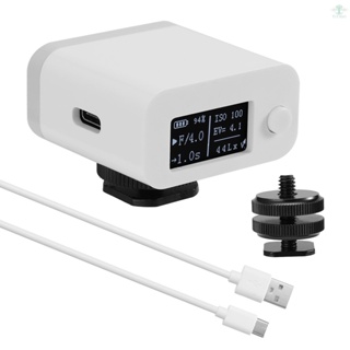 M08 Light Meter Camera Photometer Photography Set-top Reflection Light Meter Hot/Cold Shoe Fixing Camera Light Meter