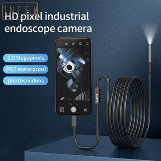 【ONCEMOREAGAIN】2 Million HD Industrial Pipe Endoscope Single Lens Mobile Phone Endoscope IP67