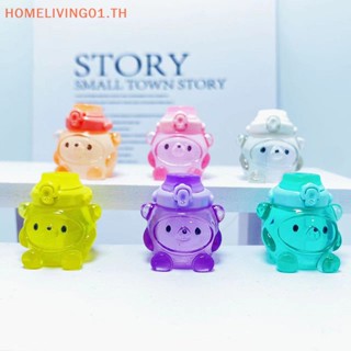 Onehome แก้วน้ําเรซิ่น รูปหมีจําลอง ขนาดเล็ก DIY สําหรับตกแต่งเคสโทรศัพท์ 2 ชิ้น