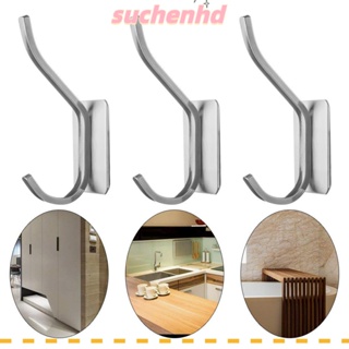 Suchenhd ตะขอแขวนเสื้อคลุม สเตนเลส โมเดิร์น ติดผนัง หมวก กระเป๋า เสื้อผ้า ที่ใส่ผ้าขนหนู