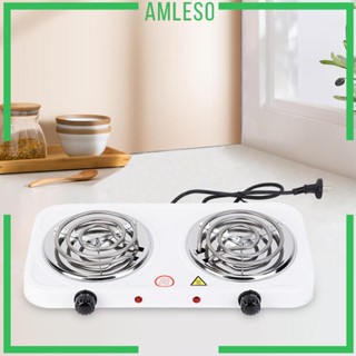 [Amleso] เคาน์เตอร์ขดลวด ทําความสะอาดง่าย ปรับอุณหภูมิได้ 2000W สําหรับบ้าน หอพัก สํานักงาน