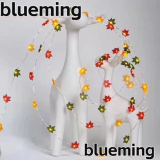 Blueming2 โคมไฟแขวน รูปฟักทอง ค้างคาว แมงมุม ค้างคาว ใช้แบตเตอรี่ 1 เมตร สําหรับตกแต่งสวน ปาร์ตี้ กลางแจ้ง DIY