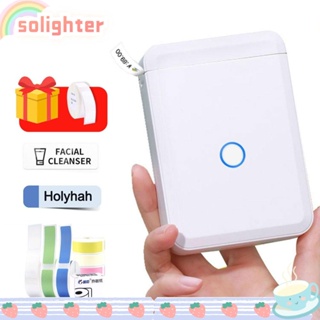 Solighter เครื่องทําฉลากสติกเกอร์ บลูทูธ ขนาดเล็ก สําหรับบ้าน