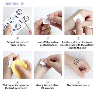 Rightfeel.th สติกเกอร์รอยสักชั่วคราว ลายแมงมุม สีดํา สําหรับตกแต่งร่างกาย 12 ชิ้น