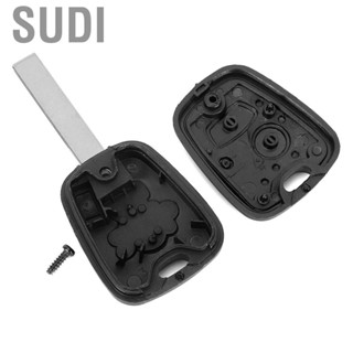 Sudi 2 Button Car Key Fob Case  Cover with Groove Replacement Fit for Peugeot 307 New Arrivals