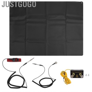 Justgogo Grounding Pad Mat Kit Improves Sleep Breathable Highly Conductive Eliminate Static Reduce Inflammation for Sleeping