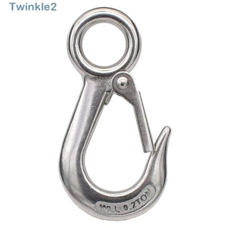 Twinkle ตะขอสเตนเลส 304 440 ปอนด์ รับน้ําหนักได้ 0.2t สีเงิน อุปกรณ์เสริม สําหรับวิศวกรรม