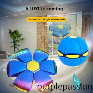 Purplepassion-ufo ลูกบอลเมจิก ยูเอฟโอบิน สร้างสรรค์ แบบพกพา ของเล่นคลายเครียด สําหรับเด็ก