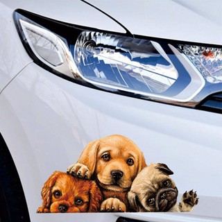 Dog Bumper Stickers Car Body Decoration Personality Creative Scratch Cover Decals Cover Bumper Stickers Glass Automobile Sticker Bumper Stickers Paper Car fashion stickers Car decorative stickers