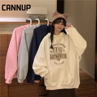 Cannup เสื้อกันหนาว เสื้อฮู้ด คุณภาพสูง ตัวเหมือนคนชั้นสูง ทนทาน สบาย WWY2390ALB37Z230911