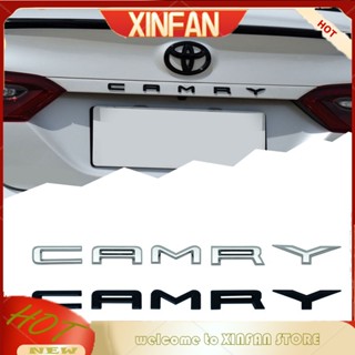 Xinfan สติกเกอร์ตราสัญลักษณ์ ABS ลายโลโก้ 3D สําหรับติดตกแต่งรถยนต์ Toyota Camry Logo Corolla Rav4 Yaris Hilux Prius