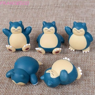 Francesco โมเดลฟิกเกอร์ การ์ตูนโปเกม่อน Snorlax ของเล่น ของสะสม สําหรับเด็ก