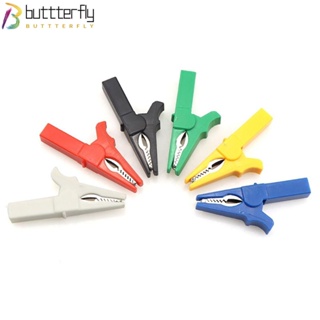 Buttterfly ปากกาทองแดงบริสุทธิ์ แบบคลิปหนีบ รูปปากจระเข้ ขนาดกลาง สําหรับแบตเตอรี่