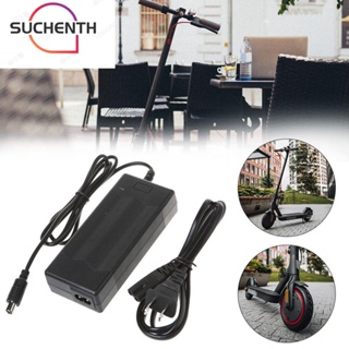 Suchenth อะแดปเตอร์ชาร์จแบตเตอรี่ 42V 2A สําหรับสกูตเตอร์ไฟฟ้า Ninebot Es1 2 3 4