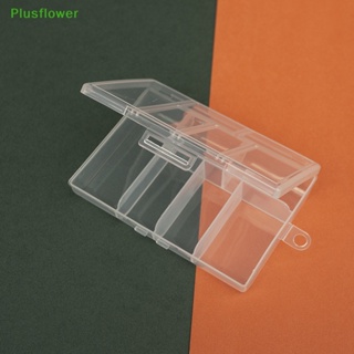 (Plusflower) กล่องพลาสติก 6 ช่อง สําหรับใส่เครื่องประดับ ต่างหู แหวน