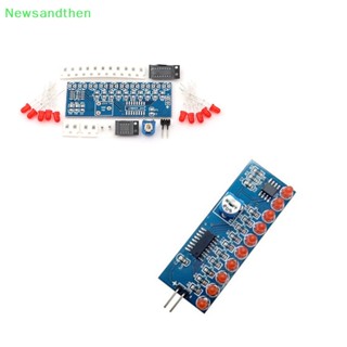 Newsandthen ชุดอุปกรณ์อิเล็กทรอนิกส์ มีไฟ LED DIY NE555+CD4017 Nice