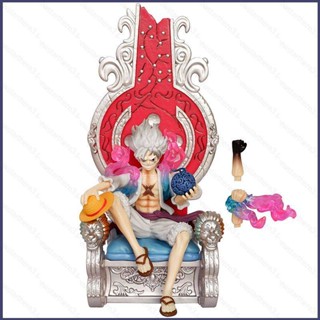 Ye โมเดลฟิกเกอร์ One Piece Nika Luffy Sun God Thrones ของเล่น ของสะสม สําหรับตกแต่งบ้าน