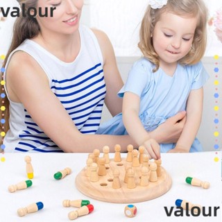 Valour ของเล่นไม้จับคู่หน่วยความจํา คณิตศาสตร์ Montessori