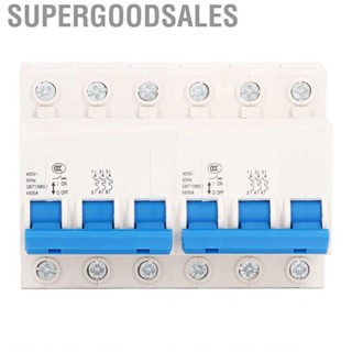 Supergoodsales Dual Power Transfer Switch  Hand Operated 4500A AC400V Circuit Breaker for Marine Electric System