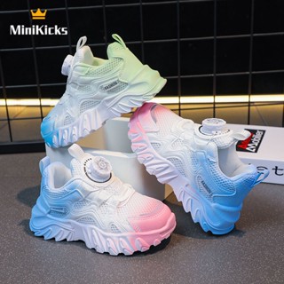 MiniKicks รองเท้าผ้าใบเด็ก สไตล์สปอร์ต ทนทาน ไม่ลื่นเท้า สวยงาม 2023 NEW RYD23910FV 37Z230914