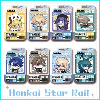 กระเป๋าใส่บัตรประจําตัวประชาชน ลายการ์ตูน Honkai: Star Rail Card Holder Kafka Jingyuan Bailu สําหรับสํานักงาน รถบัส