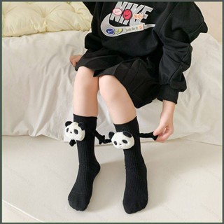 ถุงเท้าผ้าฝ้าย แม่เหล็ก ลาย Nana panda sanrio hello kitty สําหรับเด็กอายุ 1 ถึง 8 ปี